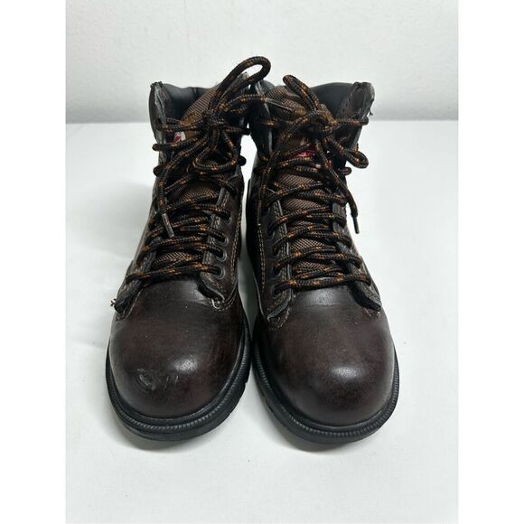 Brahma Boots Men's 5,5 Brown Steel Toe Work Safety Skid Resistant See Descriptio - Picture 3 of 12